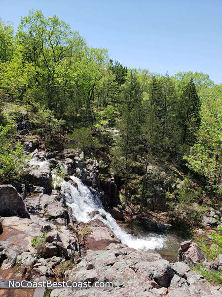 Mina Sauk Falls from the Ozark Trail