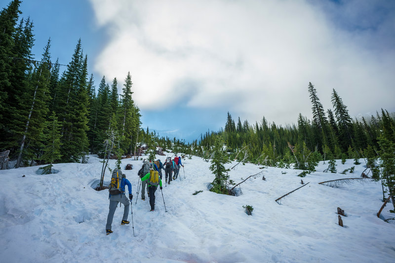 Approach in Washington Pass