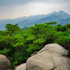 View looking southwest towards Bukhansan and Insubong peaks