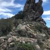 Awesome rock formations up there.