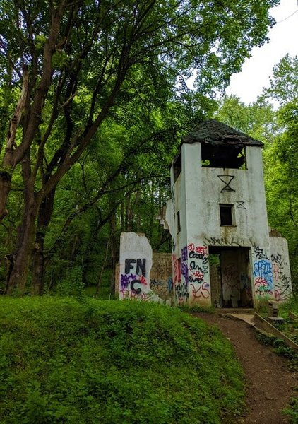 Ruins of a church in Daniels area of Patapsco.