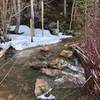 As of May 13th the Lower Cutoff Trail is under water. It is possible to pass thanks to the cables but expect wet shoes.