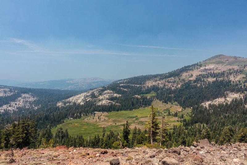 Round Valley from Castle Peak Trail.