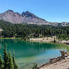 Green Lakes in front of Broken Top