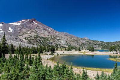South Sister and Green Lakes