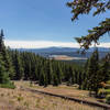 Sparks Lake from the Broken Top Trail.