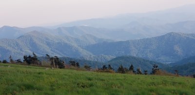 Heading towards Grassy Ridge Bald.