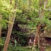 trail that passes by the falls