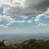 Facing west, you can see the McDowell Mountains on the right side of the picture. Taken on Amethyst Trail