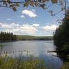 Beautiful views all the way around the lake. This was the north side of Lake Tully looking south.