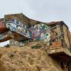 A short stroll south of the trail's southern end stands the remains of a WWII-era bunker. Today it's as much an art show as a historic site.