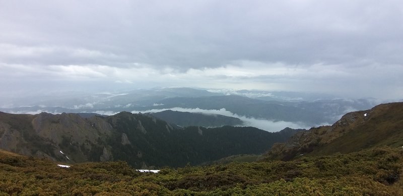 Mountain views.