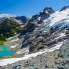 Le Conte Glacier and lake