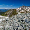 Mt. Formidable, and Mt. Baker in the far distance.