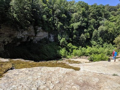 Top of Cummins Falls