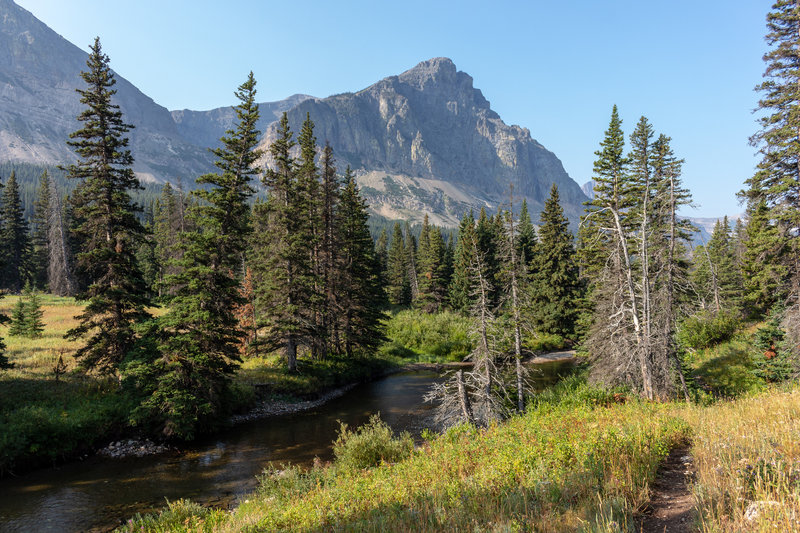 Bad Marriage Mountain overlooking the North Fork Cut Bank Creek.