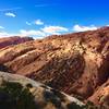 Looking southwest over Upper Muley Twist Canyon from trail on east rim