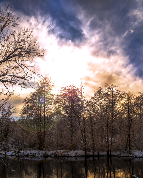 Another fantastic sunset as seen from Marymoor