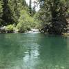 Swim hole at the confluence of Virgin Creek and Slide Creek, forming New River.