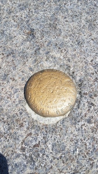 USGA Survey Monument on Algonquin Peak