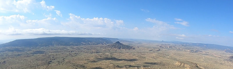 A view from the summit of Cabezon Peak.