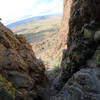 Another shot from above the gully.