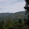 Most of the views are obstructed by trees, but occasionally you get a glimpse of the surrounding hills.