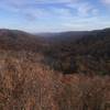 View from the Mesa Top Trail at Pogue Creek Canyon.