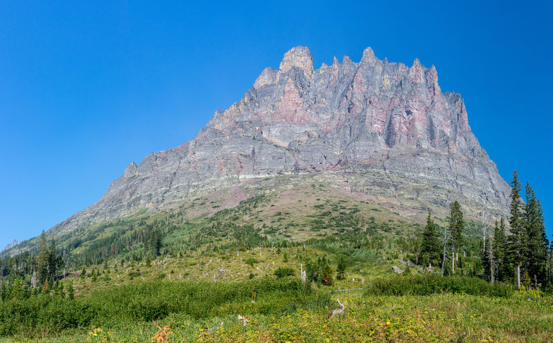 Sinopah Mountain from Two Medicine Pass Trail.