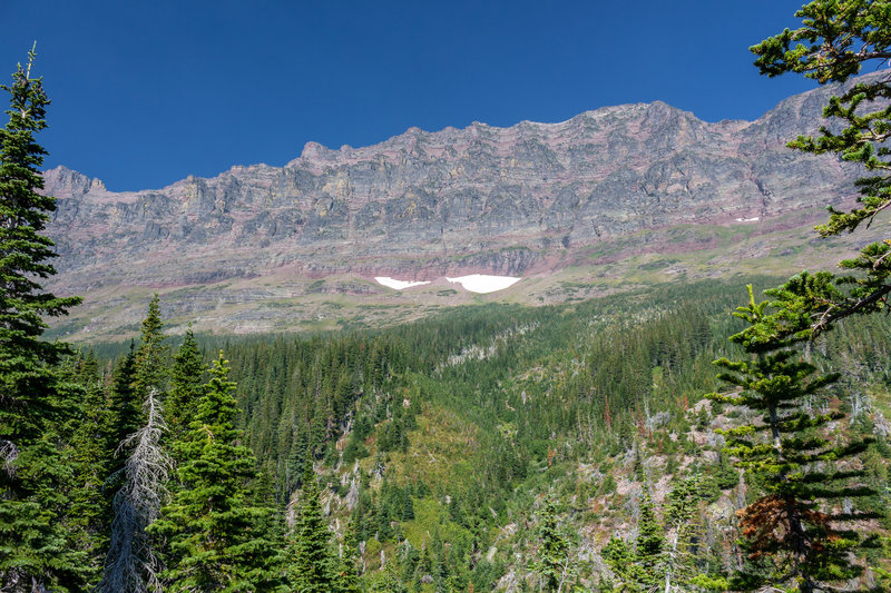 Eastern side of Sinopah Mountain.