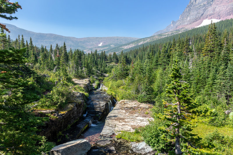 Looking towards Two Medicine Pass.