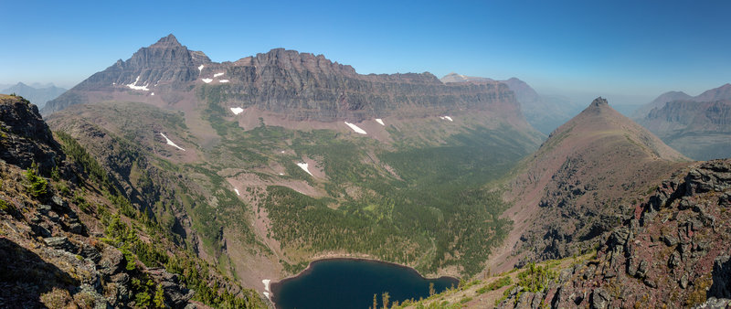 Cobalt Lake from Chief Lodgepole Peak.