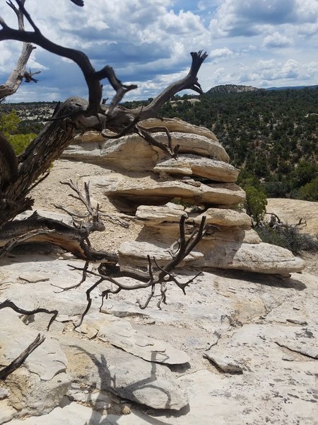 Interesting rock features in the area