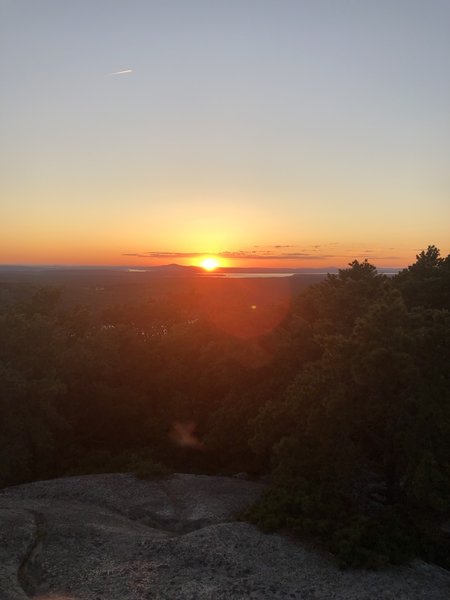 Sunset near the Summit of Acadia Mountain