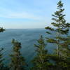 Coast Guard Trail, West Quoddy Head, overlooking Quoddy Narrows towards Campobello.