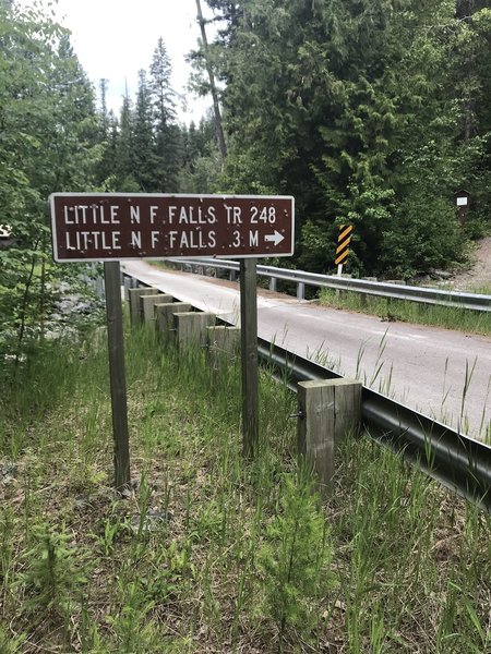 Trail sign.