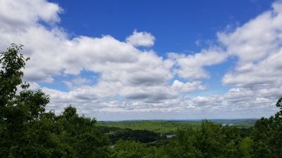 The view from the Leatherman's Loop Overlook.