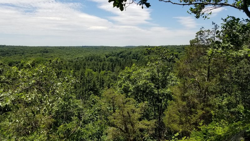 The view from Spy Rock.