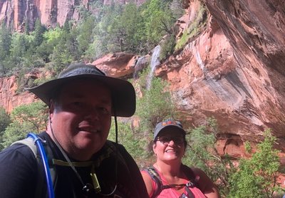 Waterfall at Lower Emerald Pool.