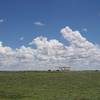 The views from the trail are stunning, especially if there are clouds in the sky. Looking back at the monument from the trail really conveys the vastness of the plains.