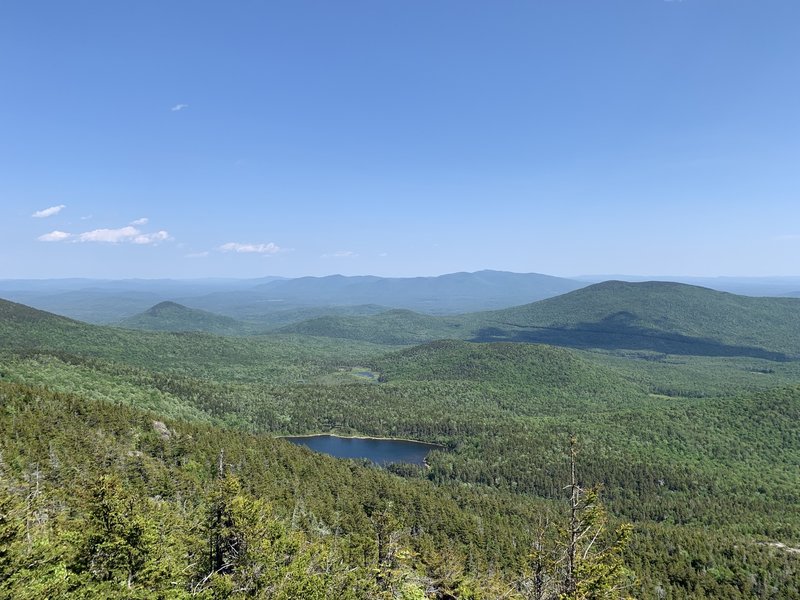 Black Mountain Pond, Mount Israel, & the Sandwich Range Wilderness.