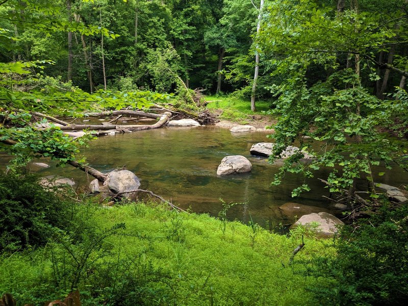 View of the north fork of the Patasco from the Mckeldin View trail.