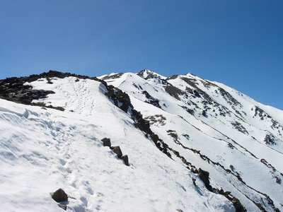 On the way to the top of El Manchón