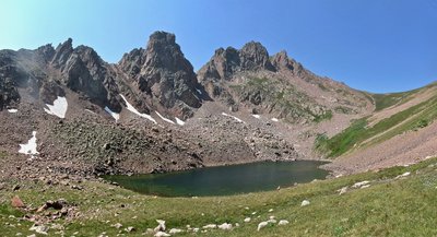 Snow Lake, Snow Peak, and Snow Pass. This is the Gore Range at its best.