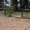 When the Sawmill Trail meets up with the Hans Loop Trail, there is a bench for you to rest and enjoy the views.