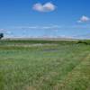 Looking toward the high plains and the entrance to the historic site.