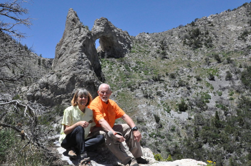 Observation area at the top of the trail.