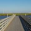 The dock at the sailing station with sweeping views.