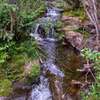 A series of waterfalls along Amethyst Creek