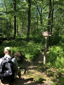 Look out for the shortcut to the copper mine trail